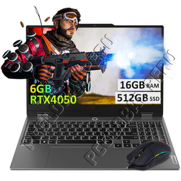 LENOVO LOQ 15ARP9, RYZEN 5-7235HS, 16GB, 512GB, RTX4050 6GB, 15.6