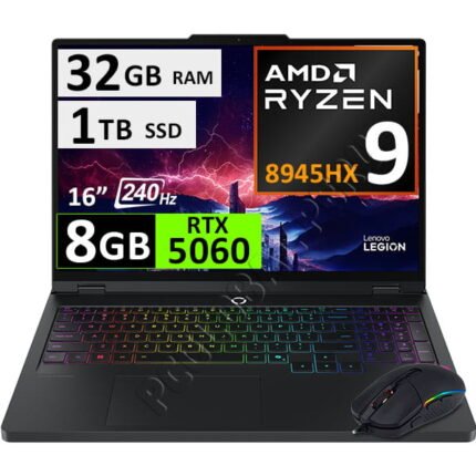 LENOVO LEGION PRO 5 16ADR10, RYZEN 9, 32GB, 1TB, RTX5060 16" 240HZ