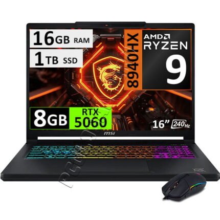 Msi Crosshair A16 Hx E8wfk, Ryzen 9, 16gb, 1tb, Rtx5060, Esp